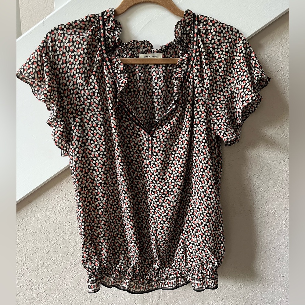 Max Studio Ruffle Blouse